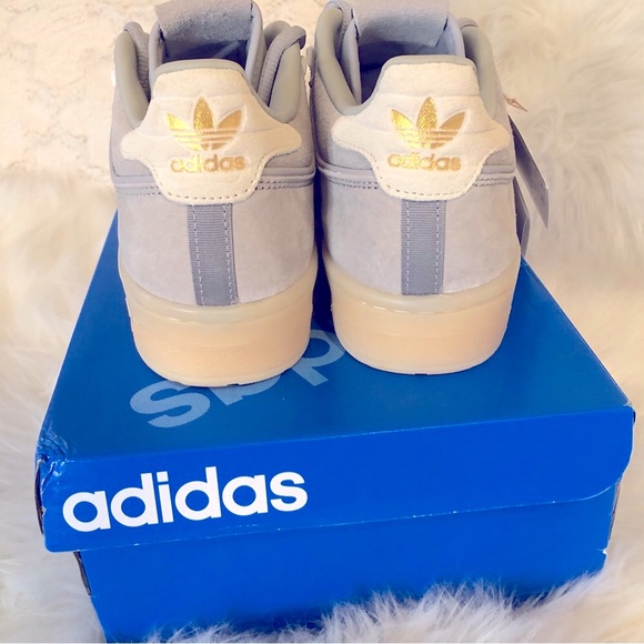 Adidas Rivalry Low 85 Grey Suede Sneakers Mens US size 8 - Picture 8 of 11